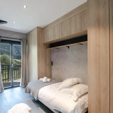 Demi-chalet Cosy Avec Terrasses, Wifi Et Parking A - Fr-1-343-228 * 霞慕尼